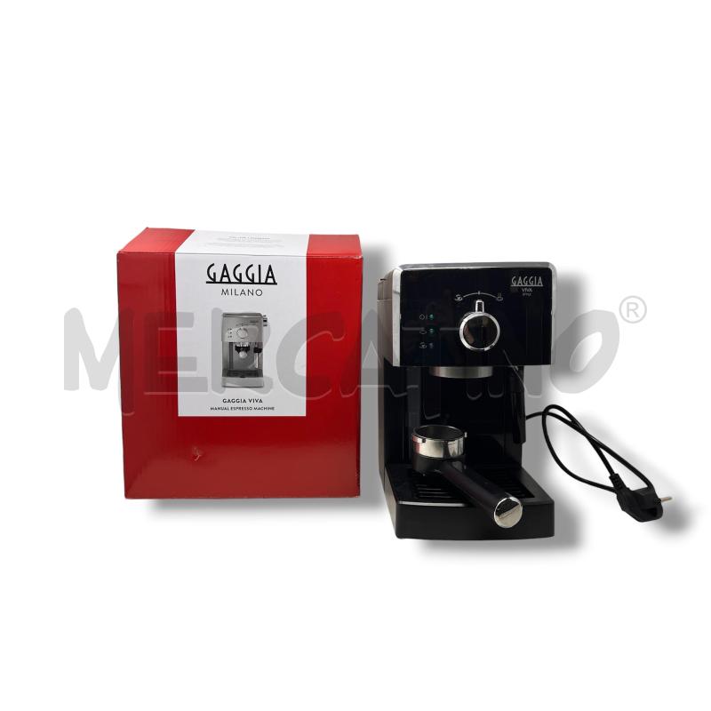 MACCHINA CAFFE' GAGGIA MILANO GAGGIA VIVA STYLE COLORE NERO MANUAL MACHINE | Mercatino dell'Usato Rivoli 4