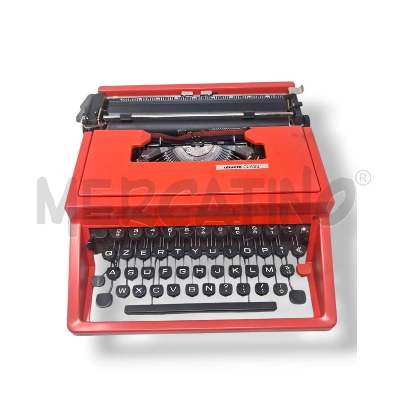 MACCHINA DA SCRIVERE OLIVETTI CLASS ROSSA + CUSTODIA | Mercatino dell'Usato Rivoli 2