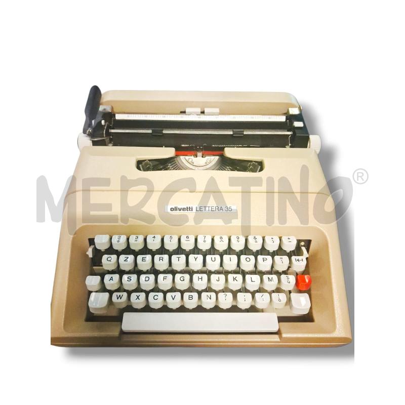 MACCHINA DA SCRIVERE OLIVETTI LETTERA 35 | Mercatino dell'Usato Rivoli 1