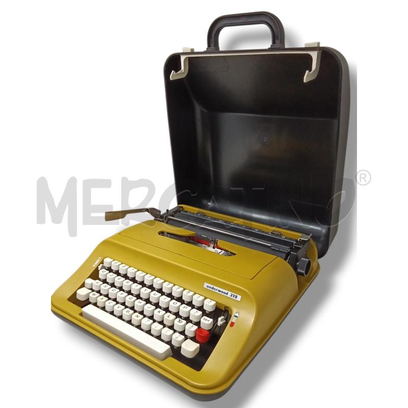 MACCHINA DA SCRIVERE UNDERWOOD 319 OCRA ANNI 80 CON CUSTODIA | Mercatino dell'Usato Rivoli 1