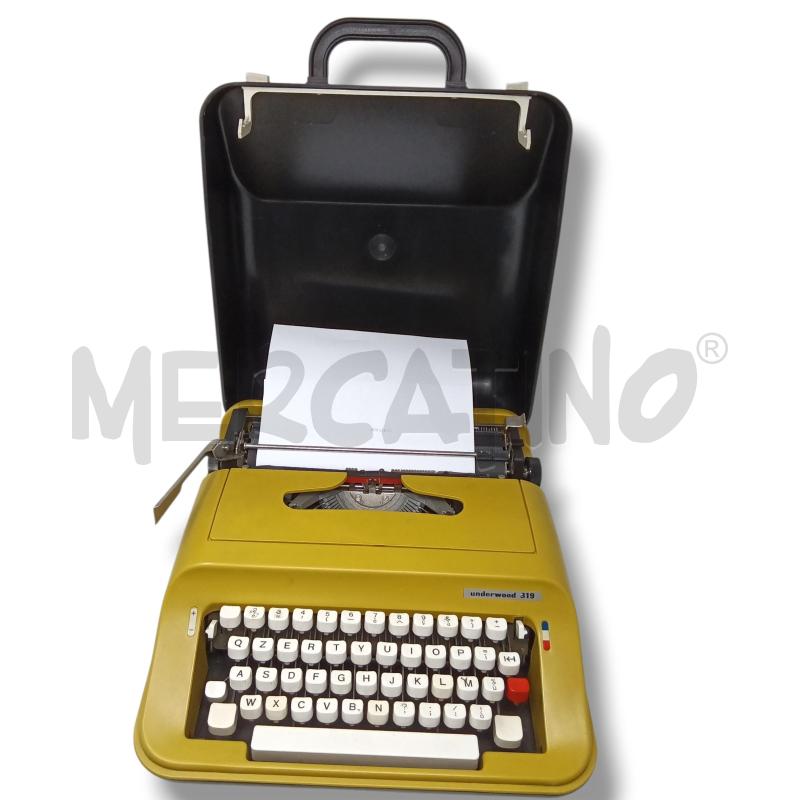 MACCHINA DA SCRIVERE UNDERWOOD 319 OCRA ANNI 80 CON CUSTODIA | Mercatino dell'Usato Rivoli 2