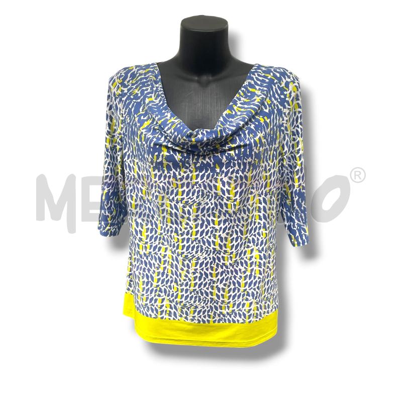 MAGLIA DONNA FIORELLA RUBINO AVIO GIALLO SPATOLATO | Mercatino dell'Usato Rivoli 1