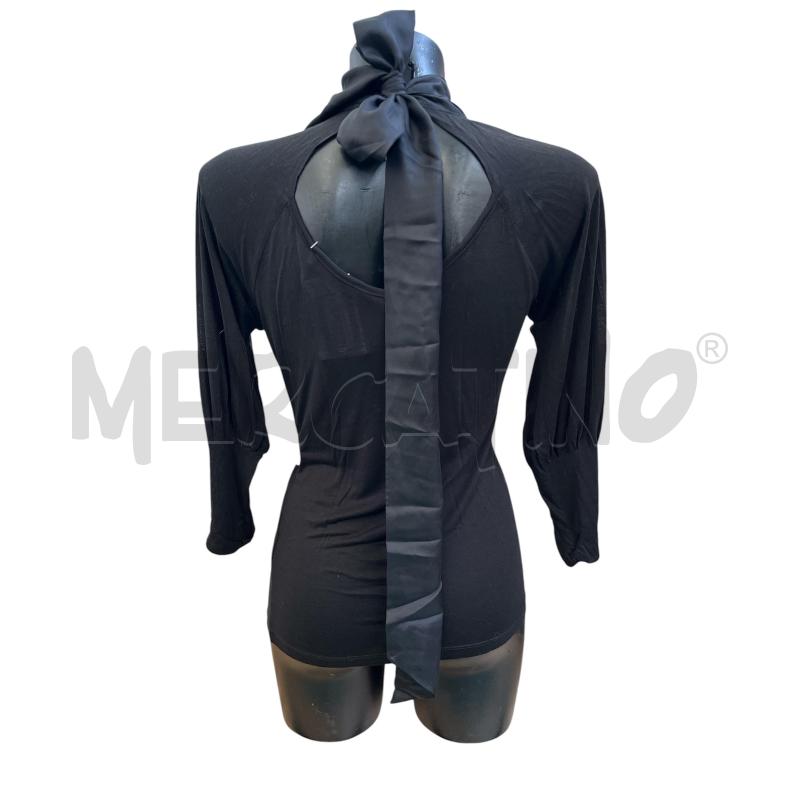 MAGLIA DONNA GUESS BY MARCIANO NERA FIOCCO SCOLLO RASO | Mercatino dell'Usato Rivoli 3