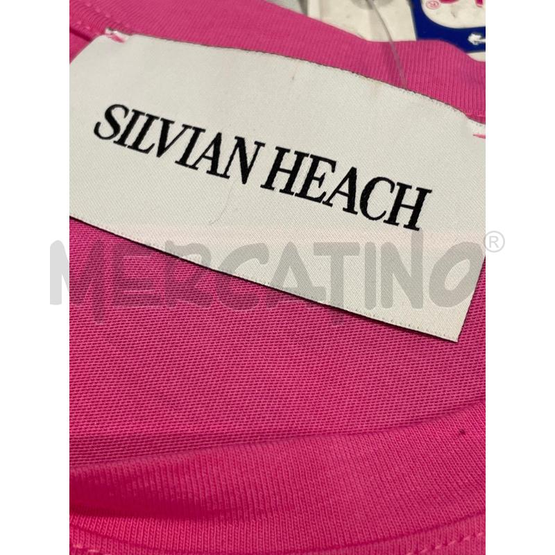 MAGLIA DONNA SILVIAN HEACH FUCSIA MANICHE VOULANT  | Mercatino dell'Usato Rivoli 3