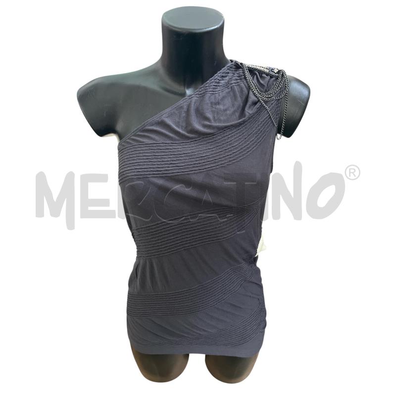 MAGLIA DONNA SISLEY GRIGIA MONOSPALLA CATENA | Mercatino dell'Usato Rivoli 1