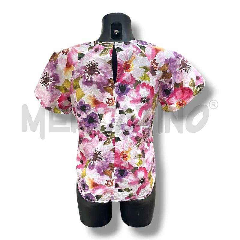 MAGLIA DONNA SUN68 BIANCA FIORI ACQUERELLO  | Mercatino dell'Usato Rivoli 2