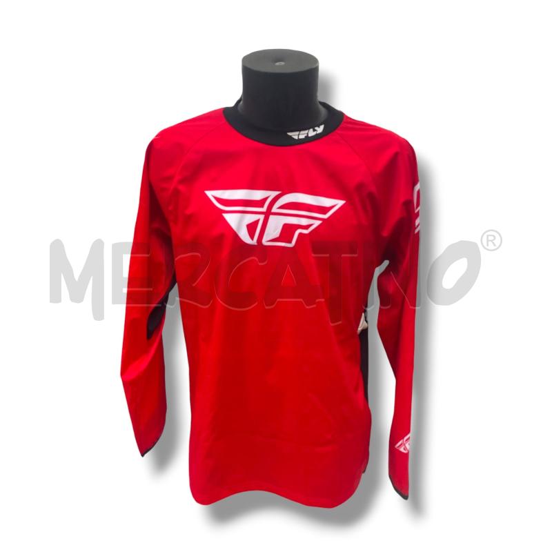 MAGLIA MOTOCROSS FLYRACING ROSSA TG.M | Mercatino dell'Usato Rivoli 1
