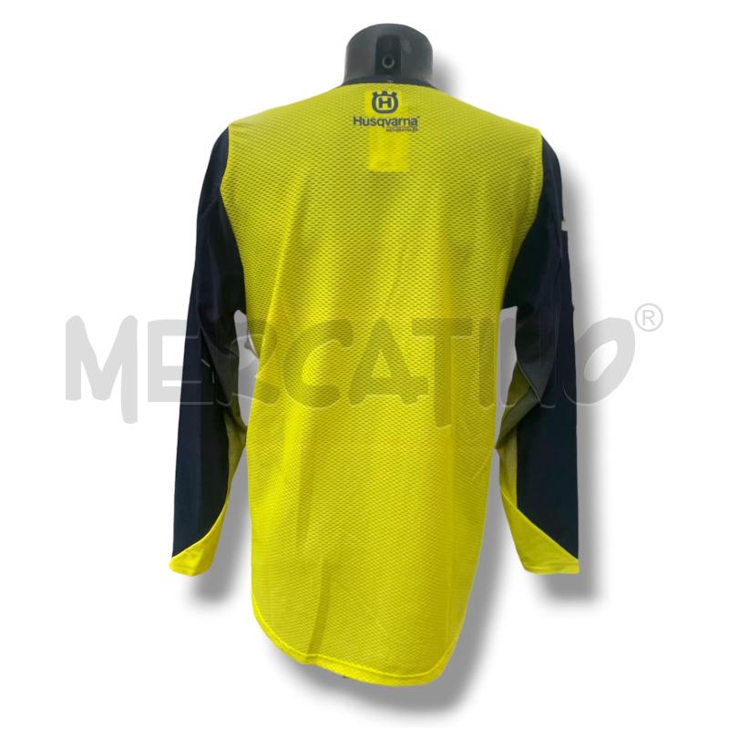 MAGLIA MOTOCROSS HUSQVARNA BLU GIALLA TG.M | Mercatino dell'Usato Rivoli 2