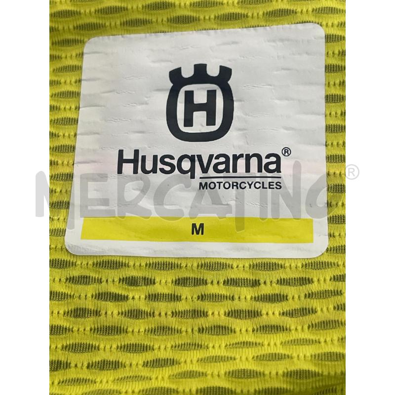 MAGLIA MOTOCROSS HUSQVARNA BLU GIALLA TG.M | Mercatino dell'Usato Rivoli 3