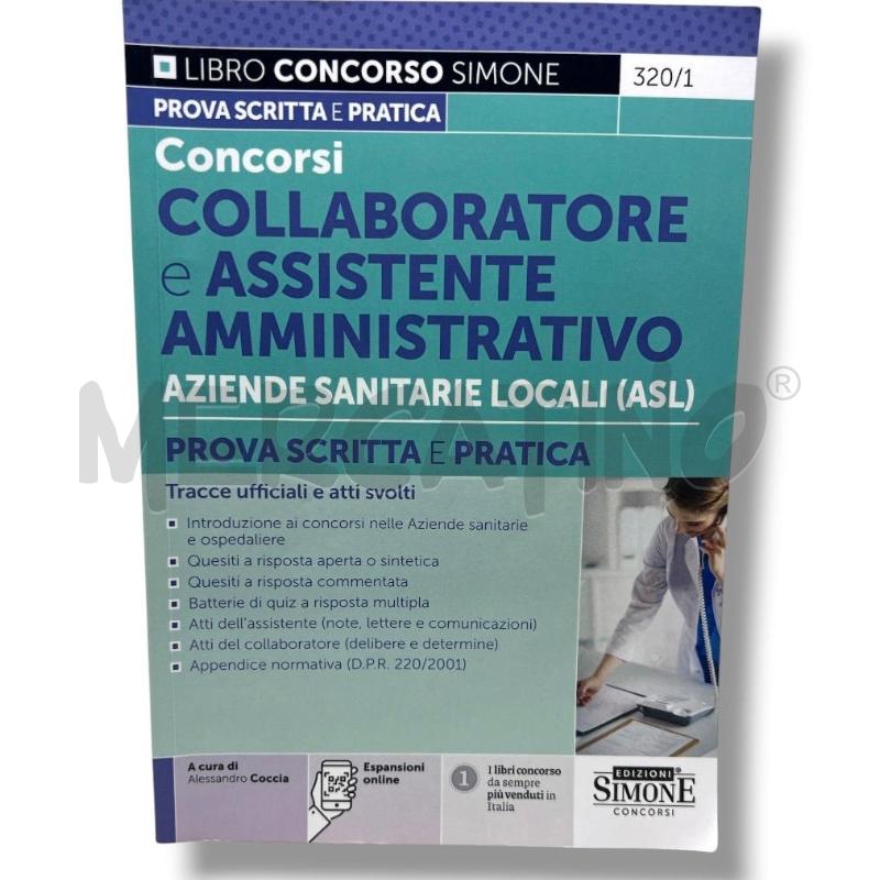 MANUALE CONCORSO COLLABORATORE E ASSISTENTE AMMINISTRATIVO ASL | Mercatino dell'Usato Rivoli 1