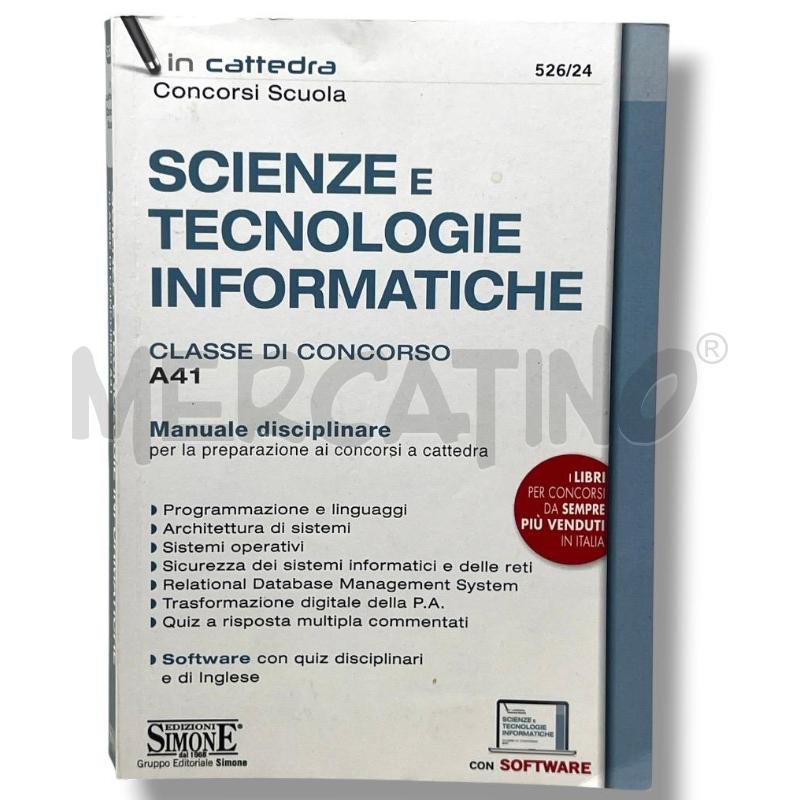 MANUALE SCIENZE E TECNOLOGIE INFORMATICHE A41 | Mercatino dell'Usato Rivoli 1