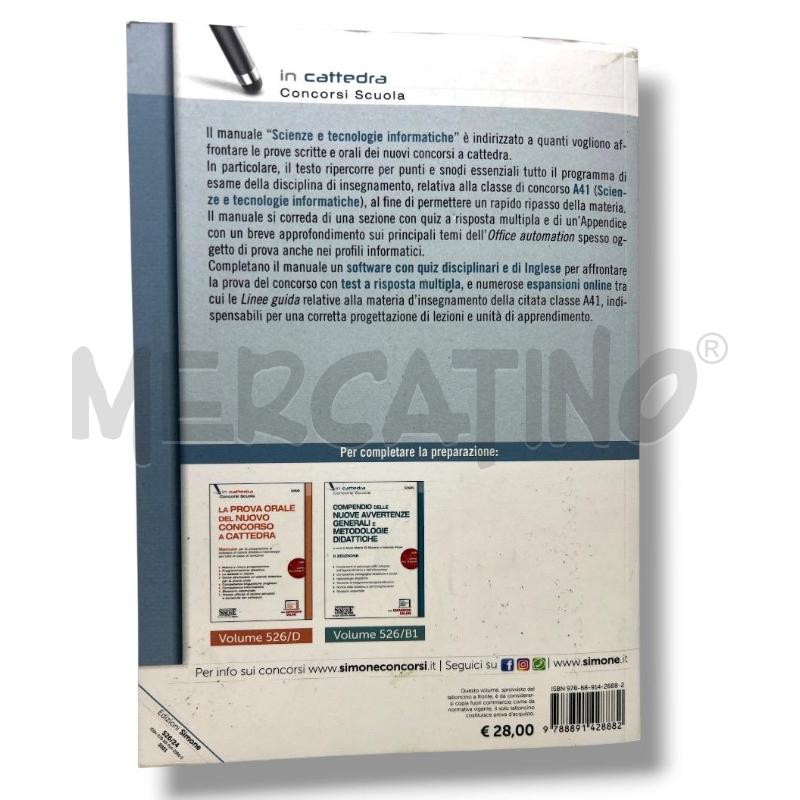 MANUALE SCIENZE E TECNOLOGIE INFORMATICHE A41 | Mercatino dell'Usato Rivoli 2