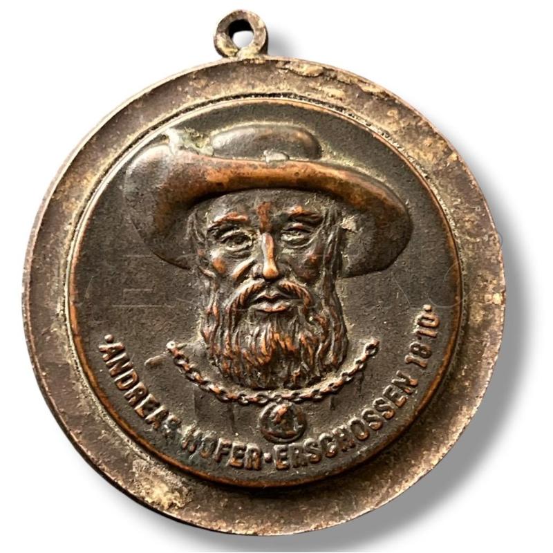 MEDAGLIA COMMEMORATIVA ANDREAS HOFER 5.30CM | Mercatino dell'Usato Rivoli 1