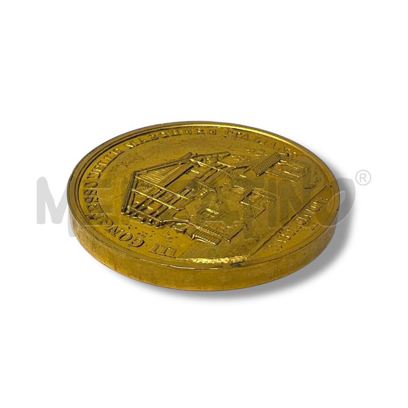 MEDAGLIA III CONGRESSO DELLE MASCHERE - CIABOT GIANDUIA 1886 REPETTATI | Mercatino dell'Usato Rivoli 3