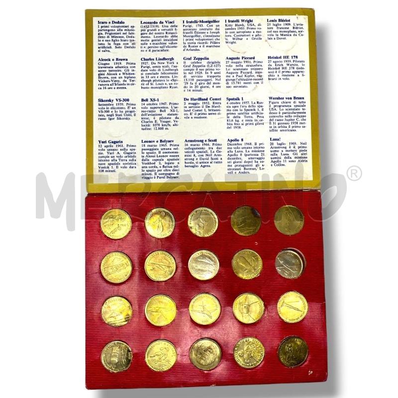 MEDAGLIE PZ. 20 SHELL VOLISTORIA 20 MEDAGLIE LA STORIA DEI VOLPIONIERI | Mercatino dell'Usato Rivoli 3