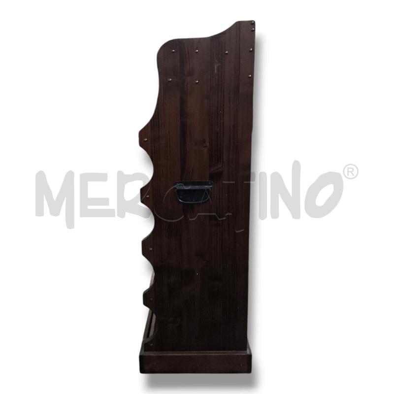 MOBILETTO LEGNO PORTA BOTTIGLIE 30 POSTI  | Mercatino dell'Usato Rivoli 2