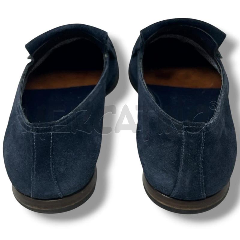 MOCASSINI PELLE UOMO PRADA SCAMOSCIATE BLU | Mercatino dell'Usato Rivoli 3