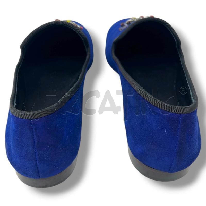 MOCASSINI UOMO GIUSEPPE ZANOTTI BLU SCAMOSCIATE TESCHIO MESSICANO | Mercatino dell'Usato Rivoli 4