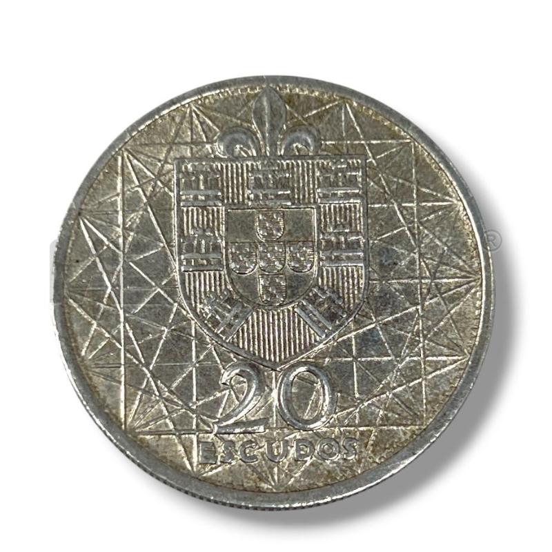 MONETA 20 SCUDI 1966 PORTOGALLO GR. 10 SILVER 650 | Mercatino dell'Usato Rivoli 1