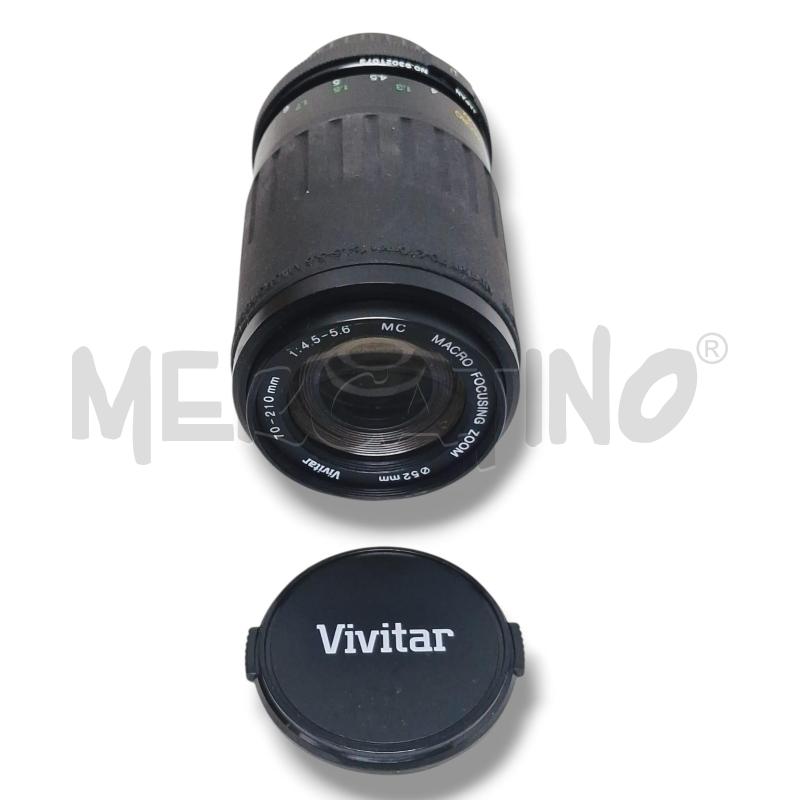 OBIETTIVO VIVITAR MACRO FOCUSING ZOOM 70-210MM | Mercatino dell'Usato Rivoli 1