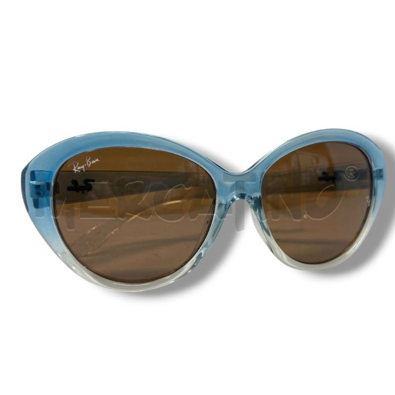 OCCHIALI DONNA RAY BAN B4163 AZZURRI | Mercatino dell'Usato Rivoli 1
