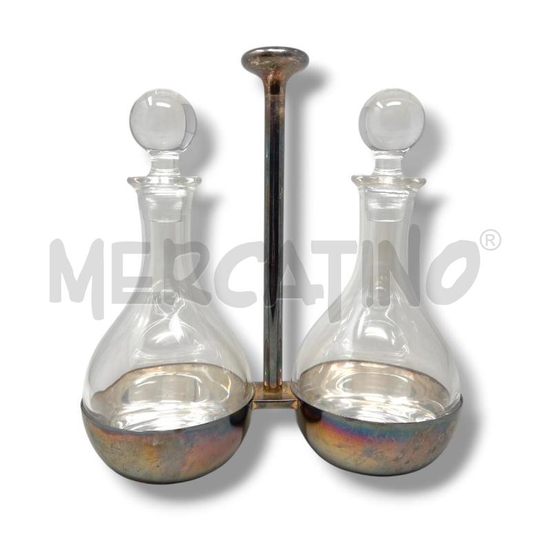 OLIERA PADOVA ARGENTI SILVER PLATED AMPOLLE CRISTALLO | Mercatino dell'Usato Rivoli 1
