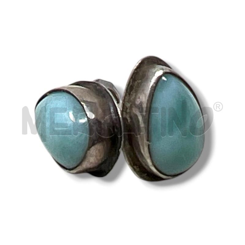 ORECCHINI ARG 925 GOCCIA LARIMAR  | Mercatino dell'Usato Rivoli 2