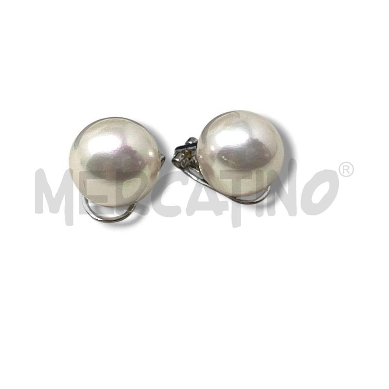 ORECCHINI CLIPS PERLA ARG 925 | Mercatino dell'Usato Rivoli 2