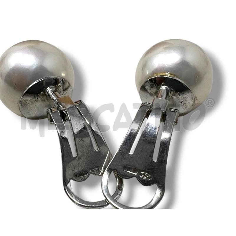 ORECCHINI CLIPS PERLA ARG 925 | Mercatino dell'Usato Rivoli 3