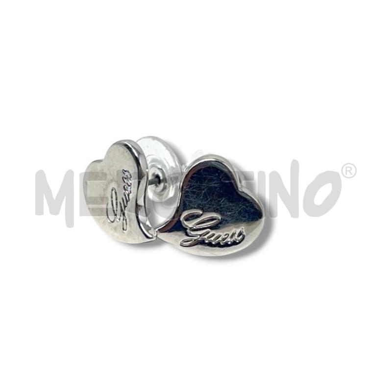 ORECCHINI GUESS CUORE ACCIAIO LOGO INCISO | Mercatino dell'Usato Rivoli 2