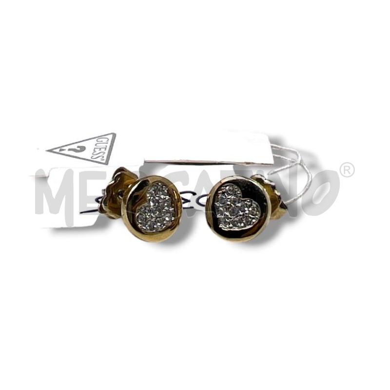 ORECCHINI GUESS DORATI CUORE BRILL | Mercatino dell'Usato Rivoli 1