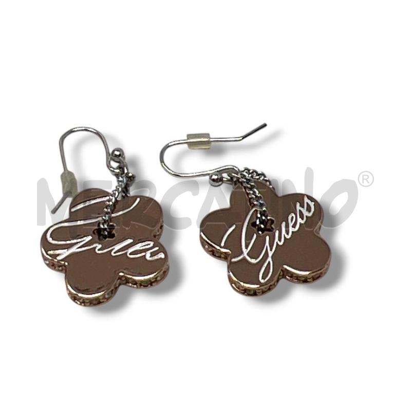 ORECCHINI GUESS PENDENTI FIORI ROSEGOLD  | Mercatino dell'Usato Rivoli 3