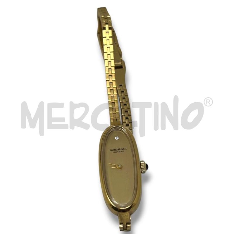 OROLOGIO DA POLSO DONNA RAYMOND WEIL GENEVE FORMA OVALE ALLUNGATA | Mercatino dell'Usato Rivoli 1