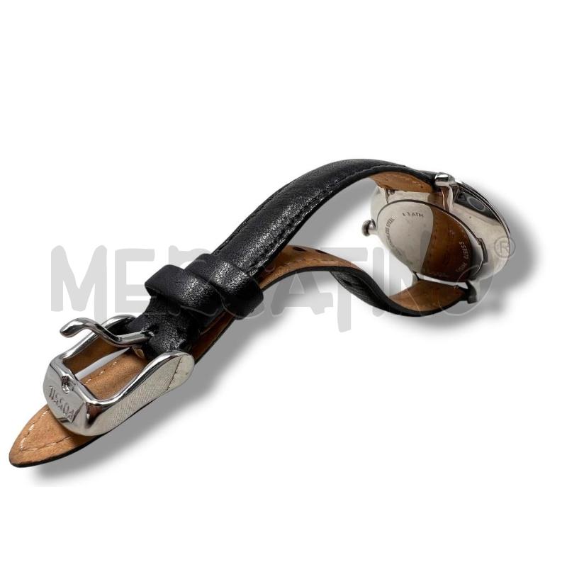 OROLOGIO DA POLSO FOSSIL CINTURINO NERO PELLE | Mercatino dell'Usato Rivoli 2