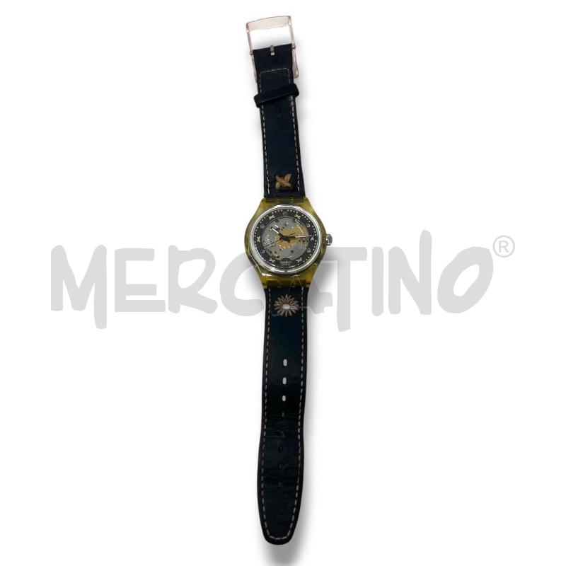 OROLOGIO DA POLSO SWATCH AUTOMATIC CHARDON CINTURINO PELLE | Mercatino dell'Usato Rivoli 2