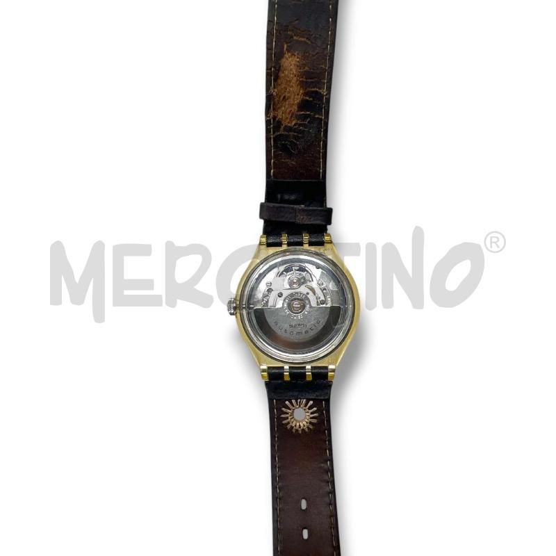 OROLOGIO DA POLSO SWATCH AUTOMATIC CHARDON CINTURINO PELLE | Mercatino dell'Usato Rivoli 3