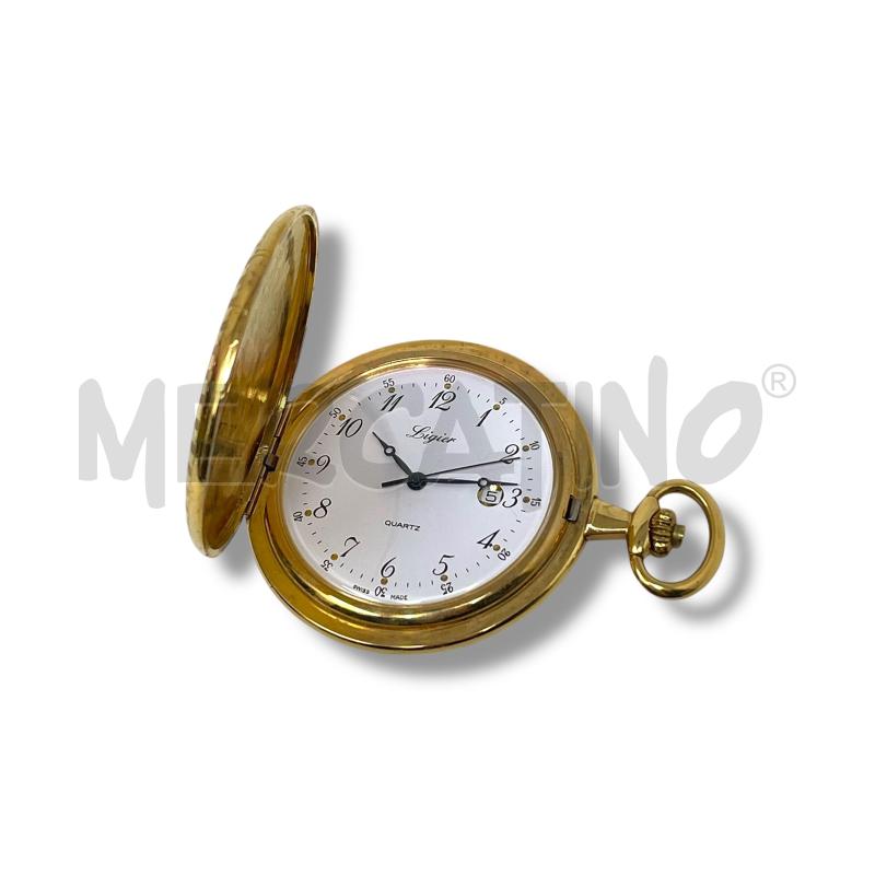 Orologio Da Polso Uomo In Stile Milanese – Cassa Sottile 7mm, Quadrante Bianco, Lancette Dorate, Datario, Quarzo