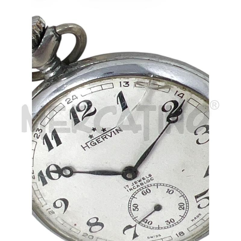 OROLOGIO DA TASCHINO H.GERVIN SWISS MADE 17 JEWELS | Mercatino dell'Usato Rivoli 2