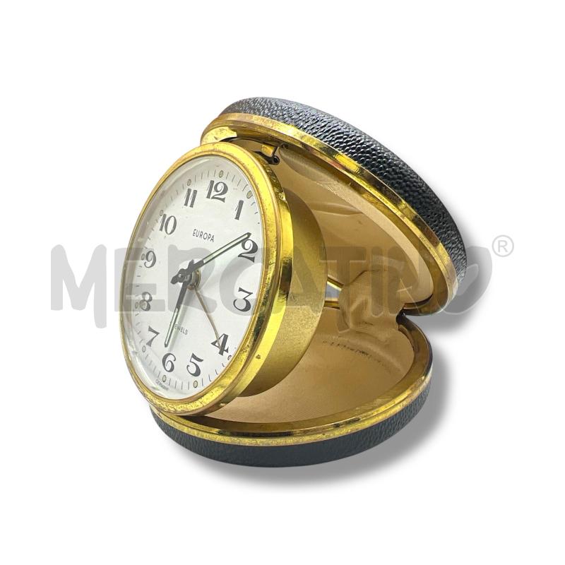 OROLOGIO SVEGLIA EUROPA 2 JEWELS ROTONDA | Mercatino dell'Usato Rivoli 3