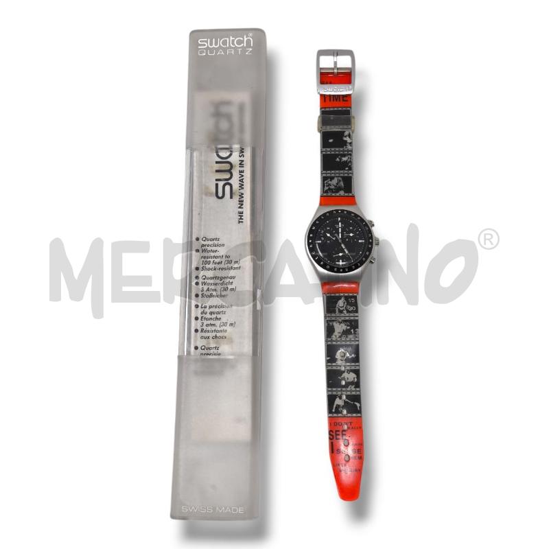 OROLOGIO SWATCH IRONY ALUMINIUM CINTURINO PELLICOLA SPORTIVA - TENNIS -  | Mercatino dell'Usato Rivoli 1