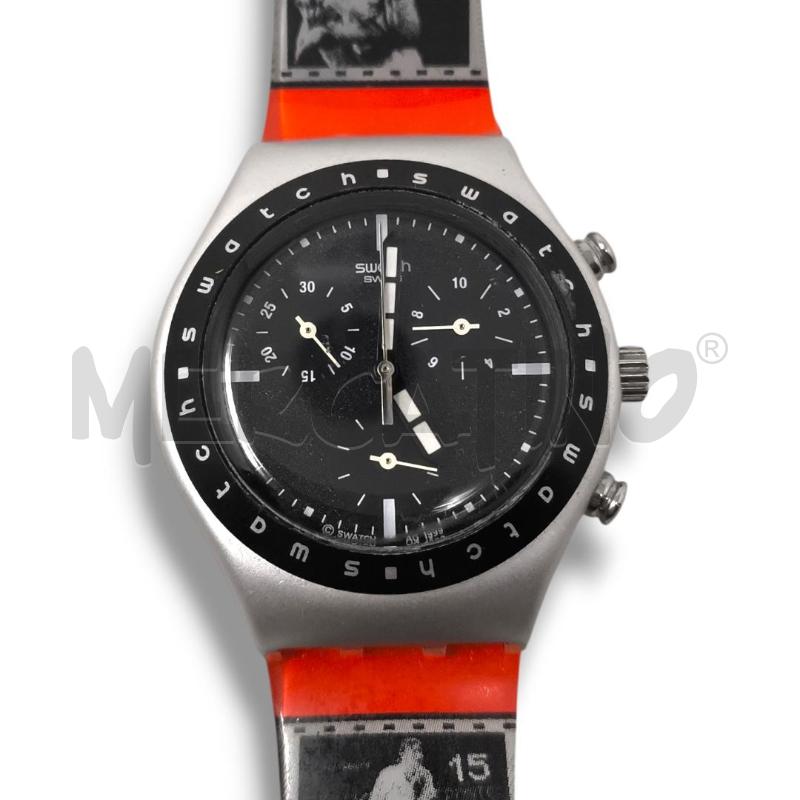 OROLOGIO SWATCH IRONY ALUMINIUM CINTURINO PELLICOLA SPORTIVA - TENNIS -  | Mercatino dell'Usato Rivoli 2