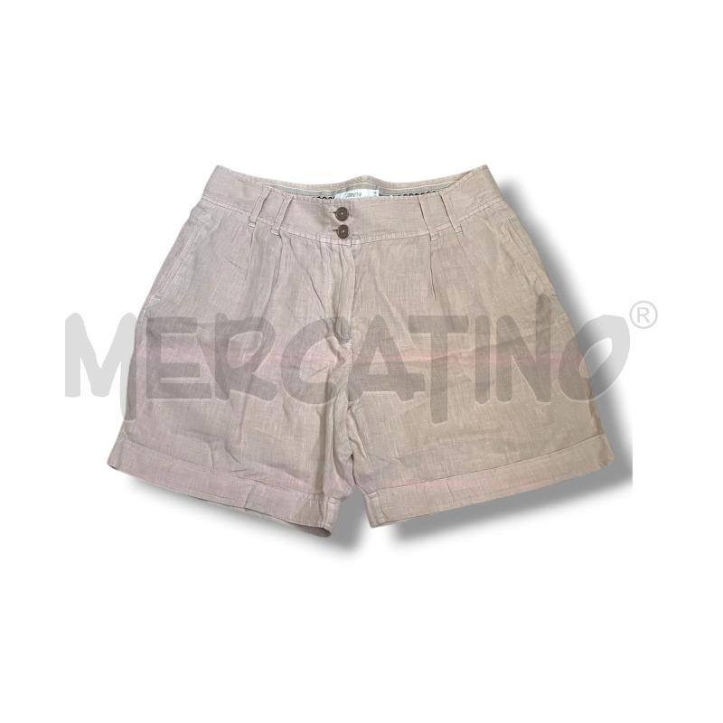 PANTALONCINO DONNA MARLBORO CLASSIC'S BEIGE 100 LINO | Mercatino dell'Usato Rivoli 1