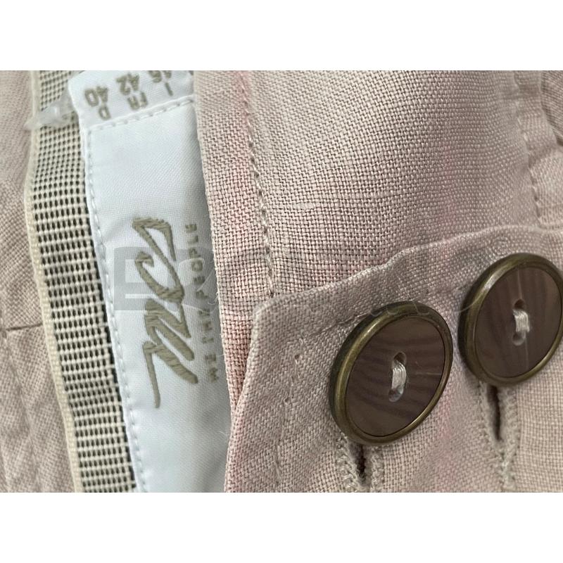 PANTALONCINO DONNA MARLBORO CLASSIC'S BEIGE 100 LINO | Mercatino dell'Usato Rivoli 3