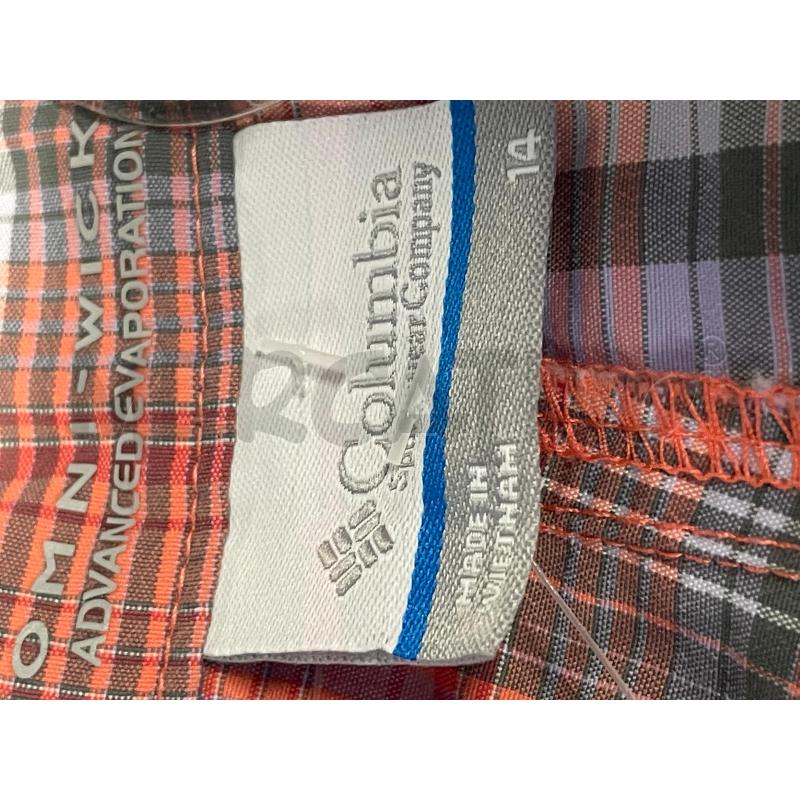 PANTALONCINO SPORT COLUMBIA TG.48 QUADRI ROSA LILLA GRIGI | Mercatino dell'Usato Rivoli 4