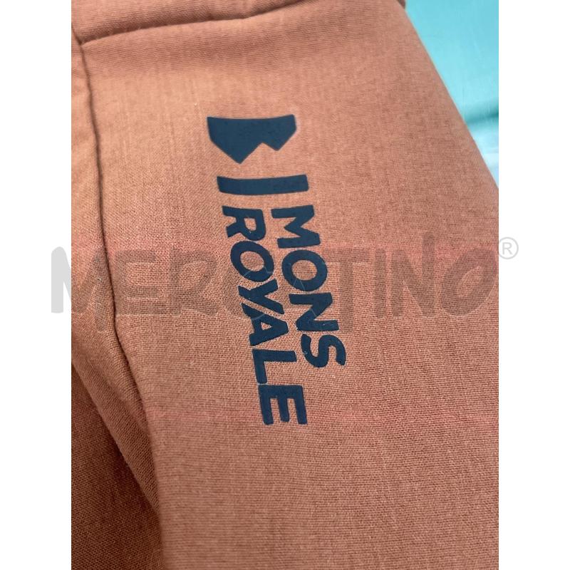 PANTALONCINO SPORT MONS ROYALE TG. M MATTONE  | Mercatino dell'Usato Rivoli 3