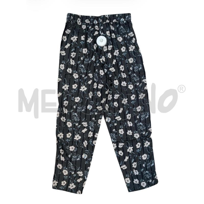 PANTALONE DONNA 8PM GRIGIO RIGHE FIORI | Mercatino dell'Usato Rivoli 2