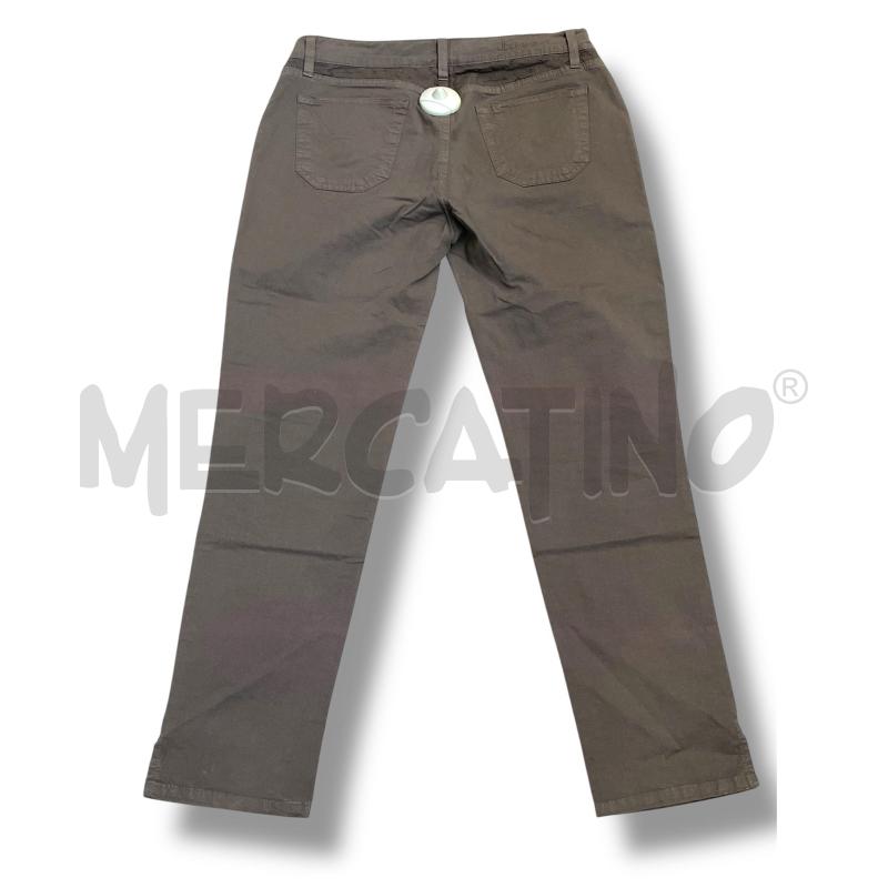 PANTALONE DONNA JECKERSON MARRONE INSERTI SANGALLO | Mercatino dell'Usato Rivoli 2