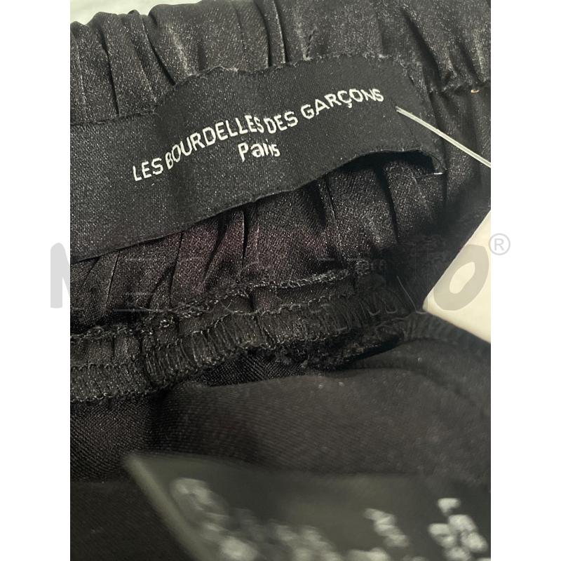 PANTALONE DONNA LES BOURDELLES DES  GARCONS NERI PIZZO TRASPARENTI | Mercatino dell'Usato Rivoli 5