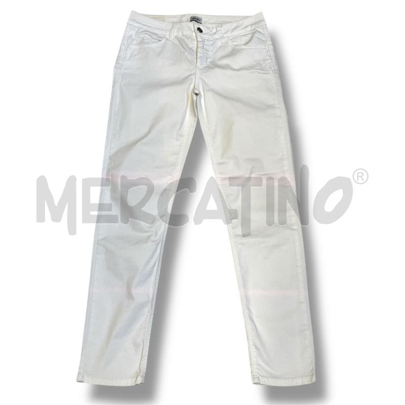 PANTALONE DONNA LIU JO BIANCO SKINNY  | Mercatino dell'Usato Rivoli 1