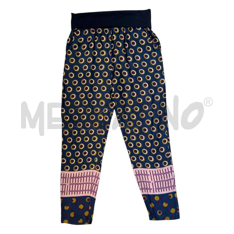 PANTALONE DONNA MANILA GRACE BLU POIS OCRA BORDEAUX | Mercatino dell'Usato Rivoli 1
